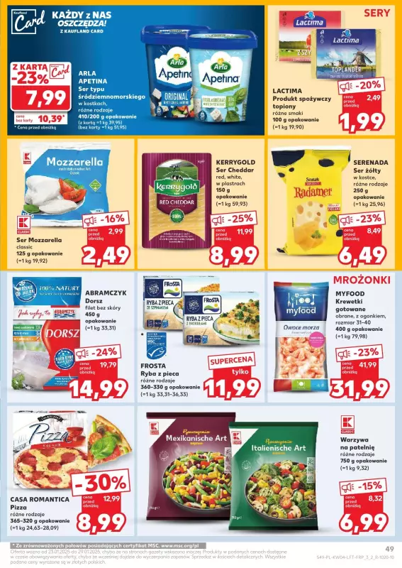 Kaufland - gazetka promocyjna Oferta Kaufland od czwartku 23.01 do środy 29.01 - strona 49