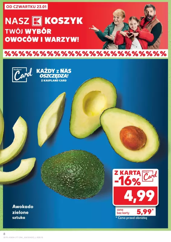 Kaufland - gazetka promocyjna Oferta Kaufland od czwartku 23.01 do środy 29.01 - strona 8