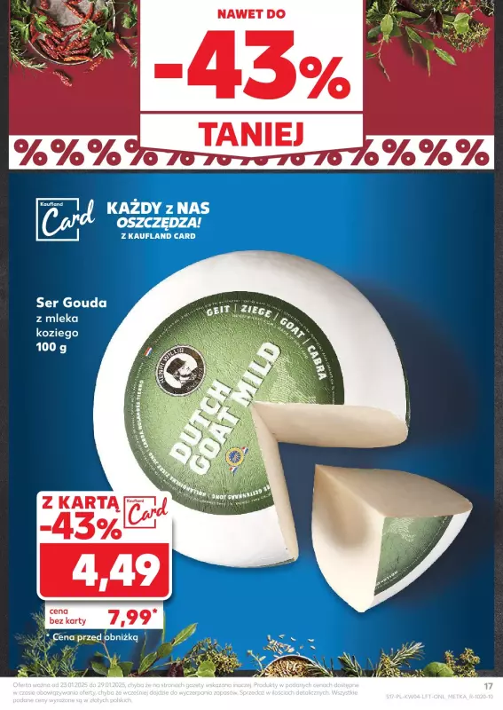 Kaufland - gazetka promocyjna Oferta Kaufland od czwartku 23.01 do środy 29.01 - strona 17