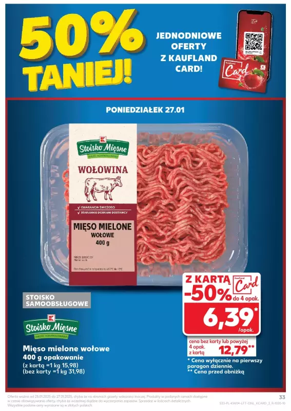 Kaufland - gazetka promocyjna Oferta Kaufland od czwartku 23.01 do środy 29.01 - strona 33