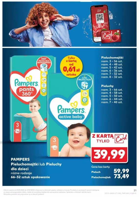 Kaufland - gazetka promocyjna Oferta Kaufland od czwartku 23.01 do środy 29.01 - strona 21