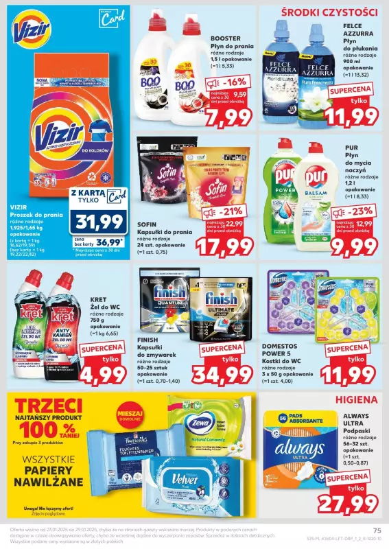 Kaufland - gazetka promocyjna Oferta Kaufland od czwartku 23.01 do środy 29.01 - strona 75