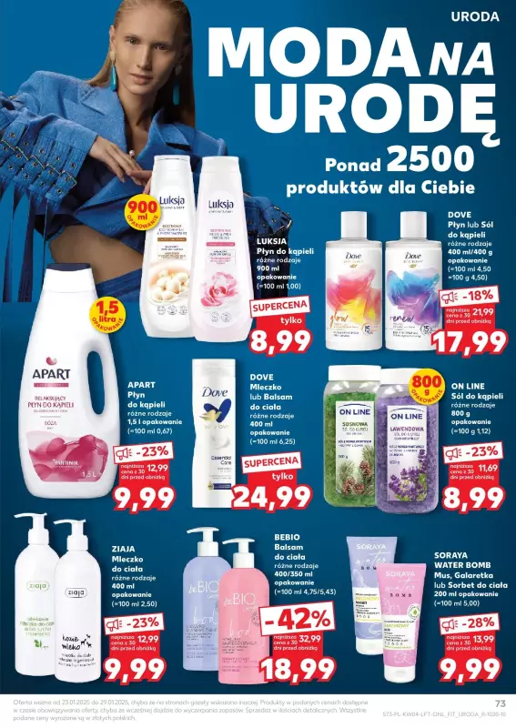 Kaufland - gazetka promocyjna Oferta Kaufland od czwartku 23.01 do środy 29.01 - strona 73