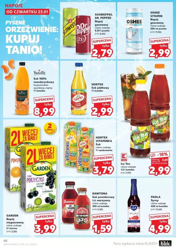 Kaufland - gazetka promocyjna Oferta Kaufland od czwartku 23.01 do środy 29.01 - strona 68