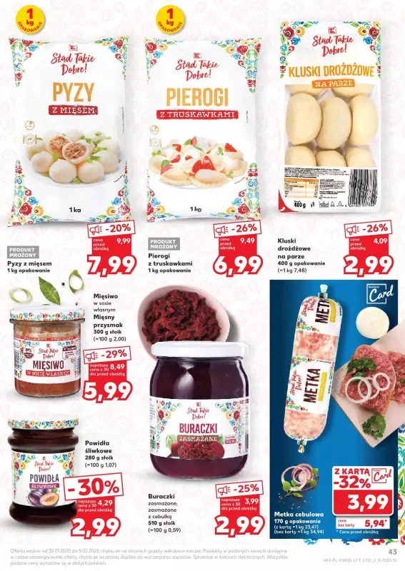 Kaufland - gazetka promocyjna Oferta Kaufland  do środy 05.02 - strona 43