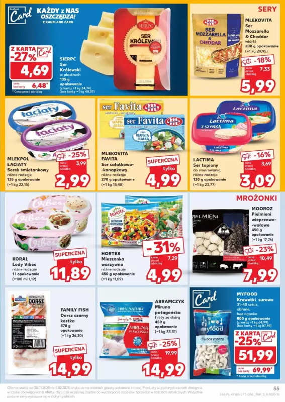 Kaufland - gazetka promocyjna Oferta Kaufland  do środy 05.02 - strona 55