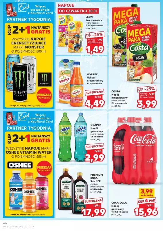 Kaufland - gazetka promocyjna Oferta Kaufland  do środy 05.02 - strona 66