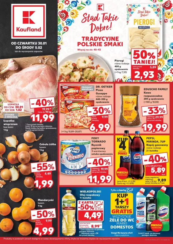 Kaufland - gazetka promocyjna Oferta Kaufland  do środy 05.02