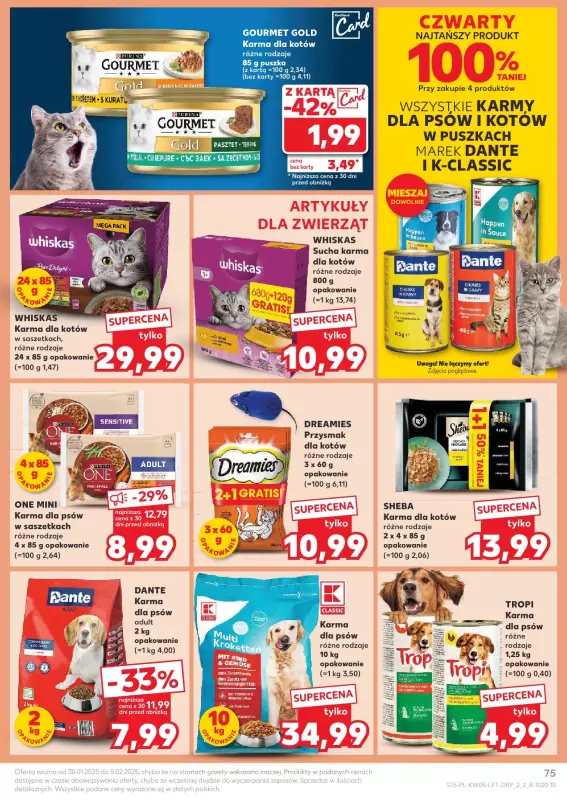 Kaufland - gazetka promocyjna Oferta Kaufland  do środy 05.02 - strona 75