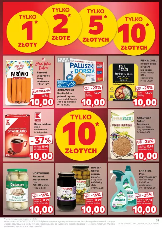 Kaufland - gazetka promocyjna Oferta Kaufland  do środy 05.02 - strona 31