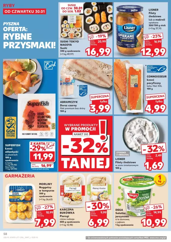 Kaufland - gazetka promocyjna Oferta Kaufland  do środy 05.02 - strona 58