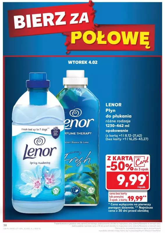 Kaufland - gazetka promocyjna Oferta Kaufland  do środy 05.02 - strona 38