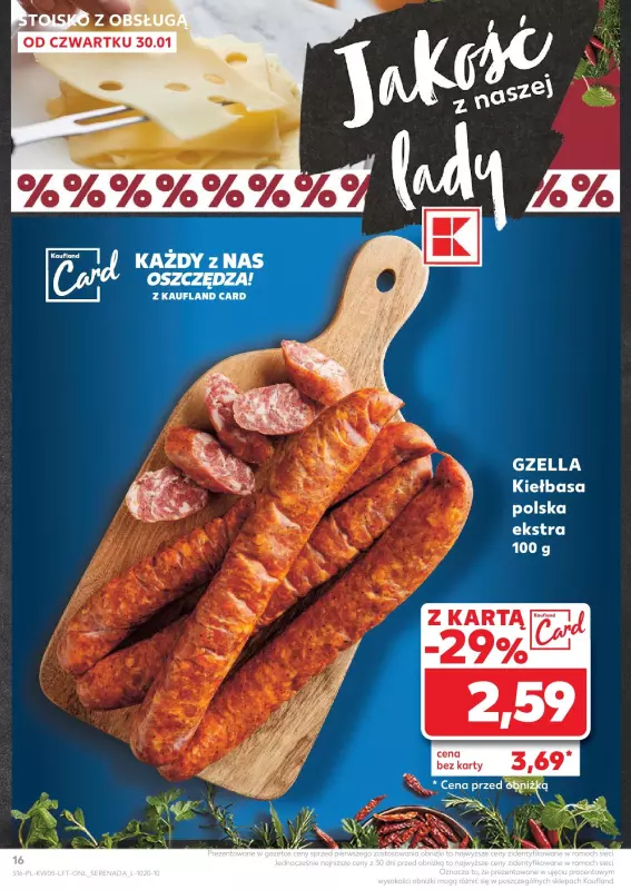 Kaufland - gazetka promocyjna Oferta Kaufland  do środy 05.02 - strona 16