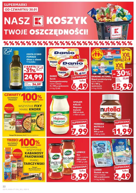 Kaufland - gazetka promocyjna Oferta Kaufland  do środy 05.02 - strona 22