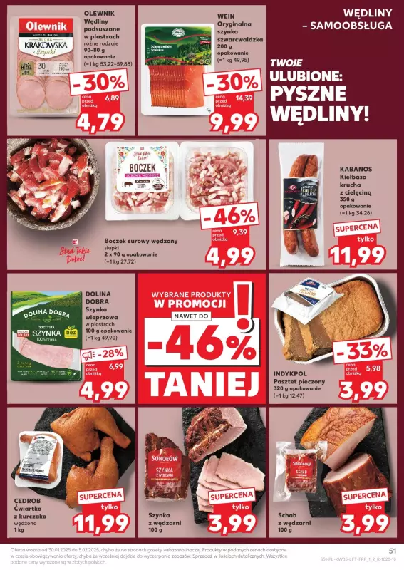 Kaufland - gazetka promocyjna Oferta Kaufland  do środy 05.02 - strona 51