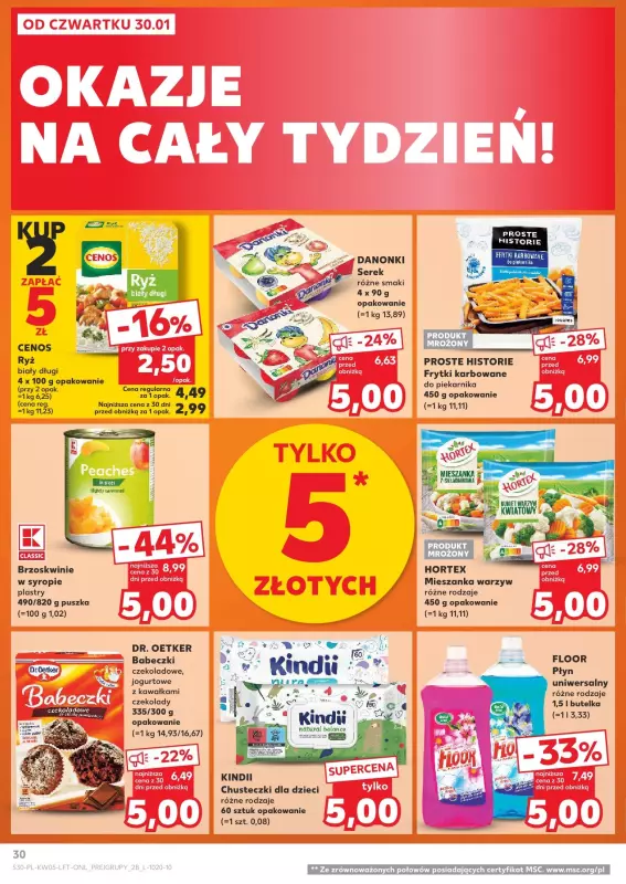 Kaufland - gazetka promocyjna Oferta Kaufland  do środy 05.02 - strona 30