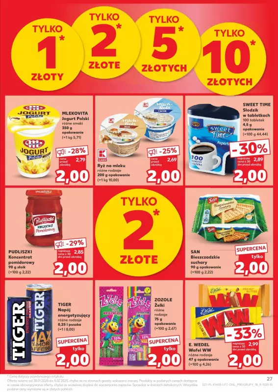 Kaufland - gazetka promocyjna Oferta Kaufland  do środy 05.02 - strona 27