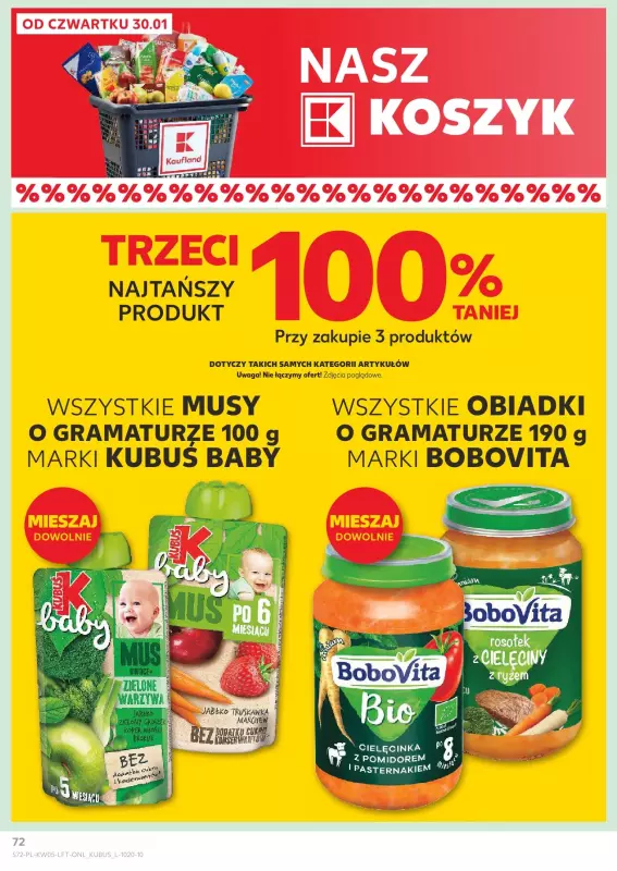 Kaufland - gazetka promocyjna Oferta Kaufland od czwartku 30.01 do środy 05.02 - strona 72