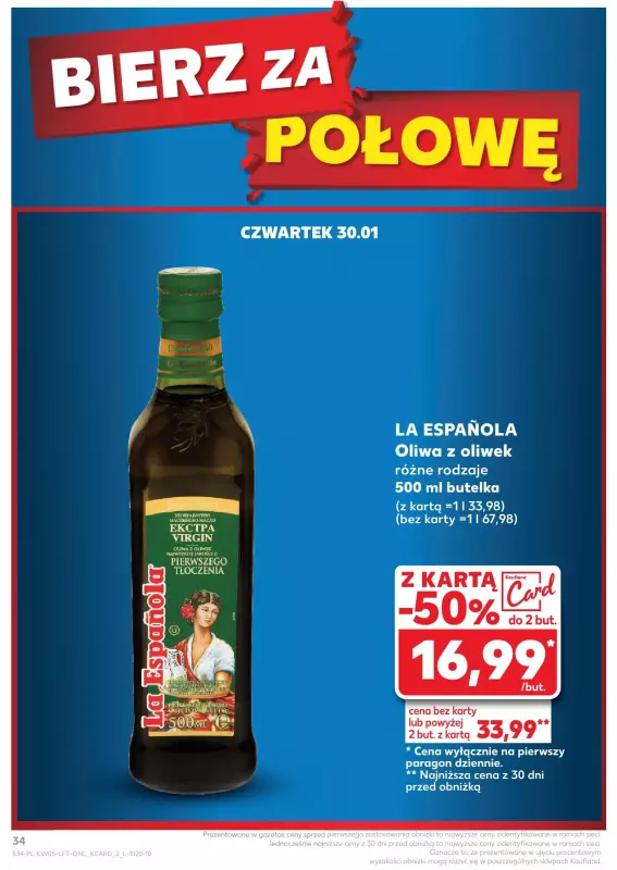 Kaufland - gazetka promocyjna Oferta Kaufland od czwartku 30.01 do środy 05.02 - strona 34