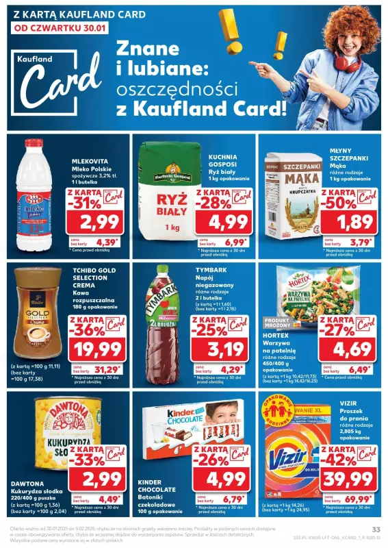 Kaufland - gazetka promocyjna Oferta Kaufland od czwartku 30.01 do środy 05.02 - strona 33