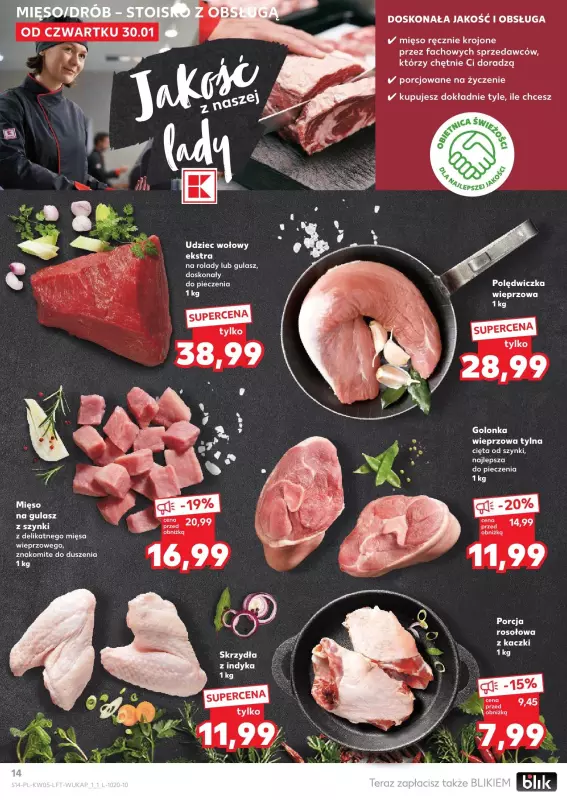 Kaufland - gazetka promocyjna Oferta Kaufland od czwartku 30.01 do środy 05.02 - strona 14