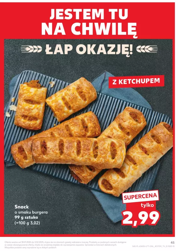 Kaufland - gazetka promocyjna Oferta Kaufland od czwartku 30.01 do środy 05.02 - strona 45