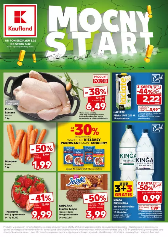 Kaufland - gazetka promocyjna Mocny Start od poniedziałku 03.02 do środy 05.02