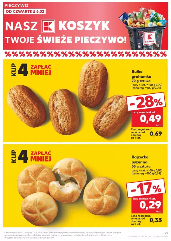 Kaufland - gazetka promocyjna Oferta Kaufland  do środy 12.02 - strona 21