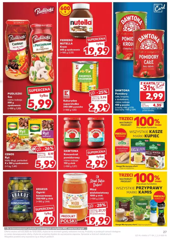 Kaufland - gazetka promocyjna Oferta Kaufland  do środy 12.02 - strona 27