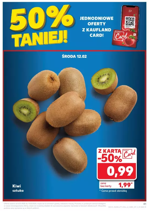 Kaufland - gazetka promocyjna Oferta Kaufland  do środy 12.02 - strona 41