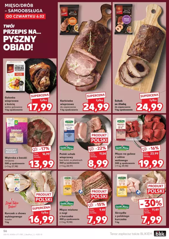 Kaufland - gazetka promocyjna Oferta Kaufland  do środy 12.02 - strona 56