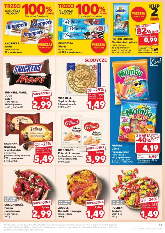 Kaufland - gazetka promocyjna Oferta Kaufland  do środy 12.02 - strona 71