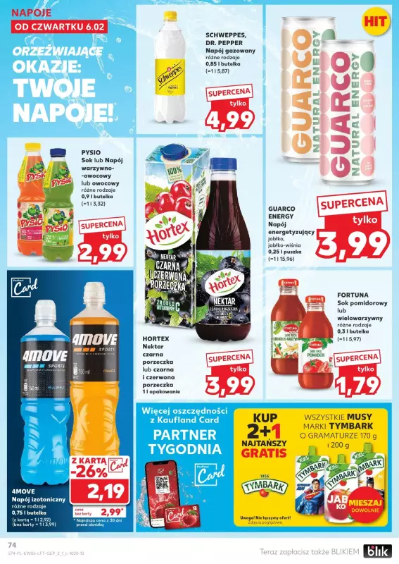 Kaufland - gazetka promocyjna Oferta Kaufland  do środy 12.02 - strona 74