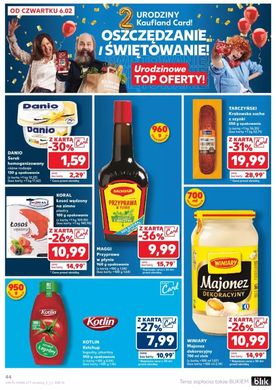 Kaufland - gazetka promocyjna Oferta Kaufland  do środy 12.02 - strona 44