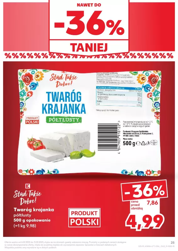 Kaufland - gazetka promocyjna Oferta Kaufland  do środy 12.02 - strona 25