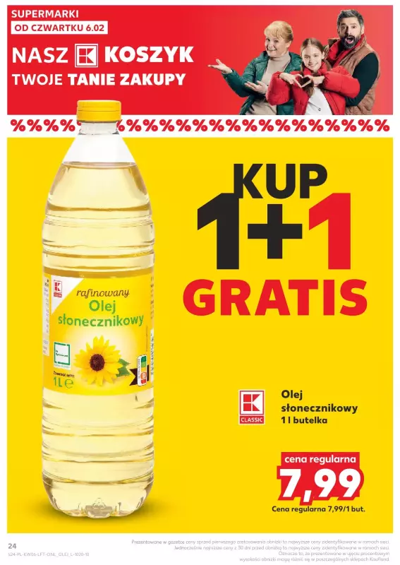 Kaufland - gazetka promocyjna Oferta Kaufland  do środy 12.02 - strona 24