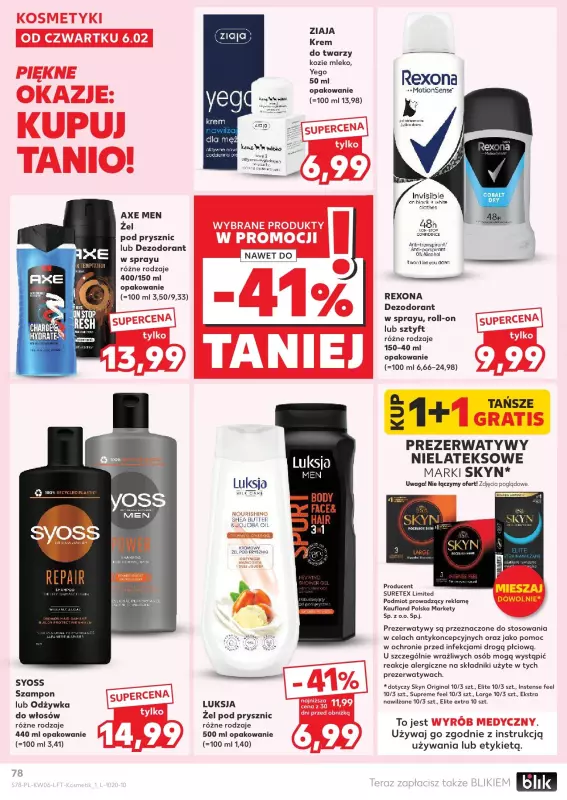 Kaufland - gazetka promocyjna Oferta Kaufland  do środy 12.02 - strona 78