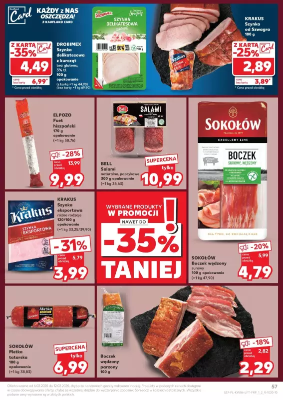 Kaufland - gazetka promocyjna Oferta Kaufland  do środy 12.02 - strona 57