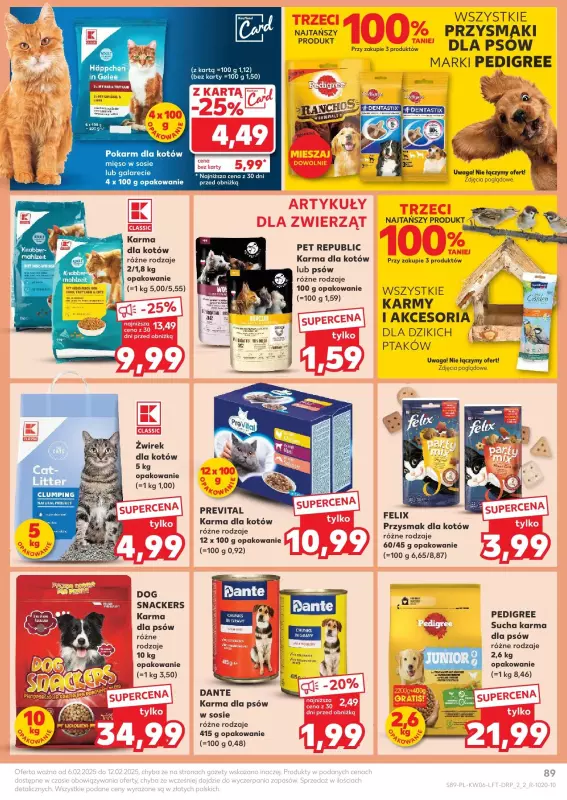 Kaufland - gazetka promocyjna Oferta Kaufland  do środy 12.02 - strona 89