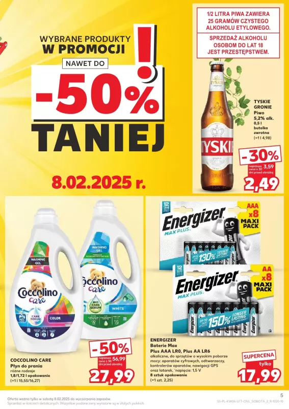 Kaufland - gazetka promocyjna Oferta Kaufland  do środy 12.02 - strona 5