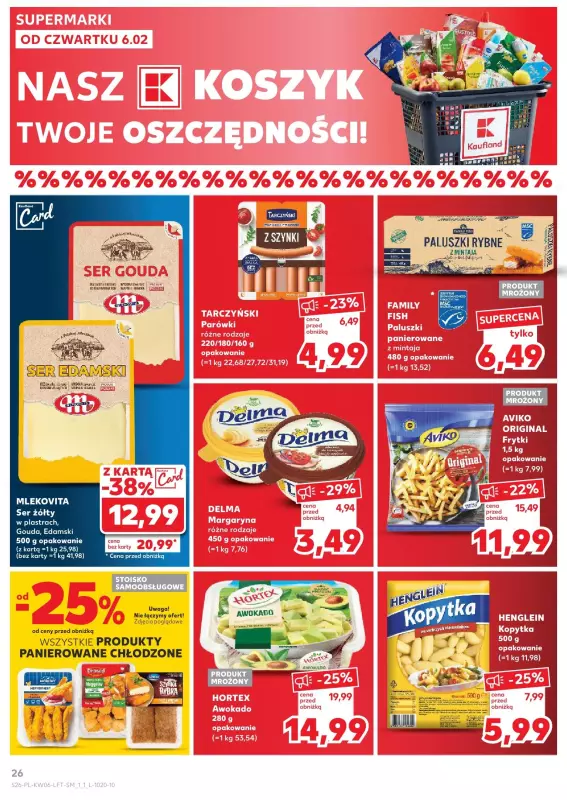 Kaufland - gazetka promocyjna Oferta Kaufland  do środy 12.02 - strona 26