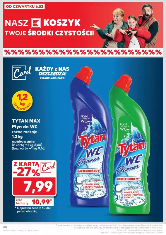 Kaufland - gazetka promocyjna Oferta Kaufland  do środy 12.02 - strona 80