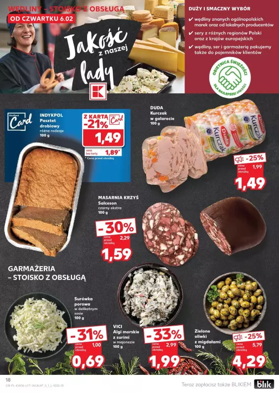 Kaufland - gazetka promocyjna Oferta Kaufland  do środy 12.02 - strona 18