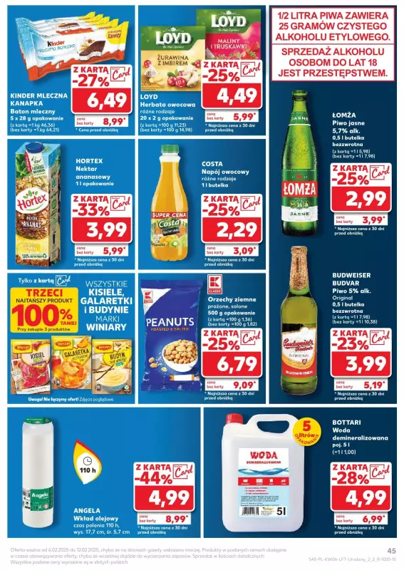 Kaufland - gazetka promocyjna Oferta Kaufland  do środy 12.02 - strona 45