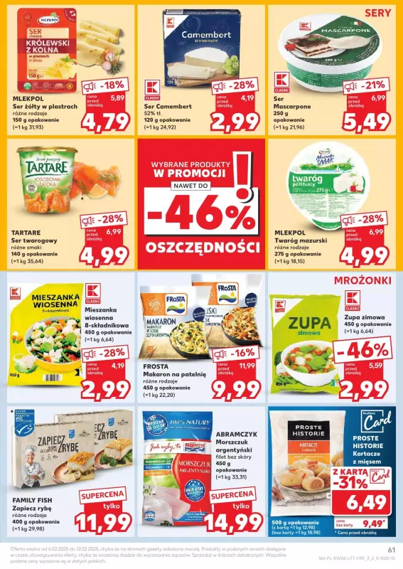 Kaufland - gazetka promocyjna Oferta Kaufland  do środy 12.02 - strona 61