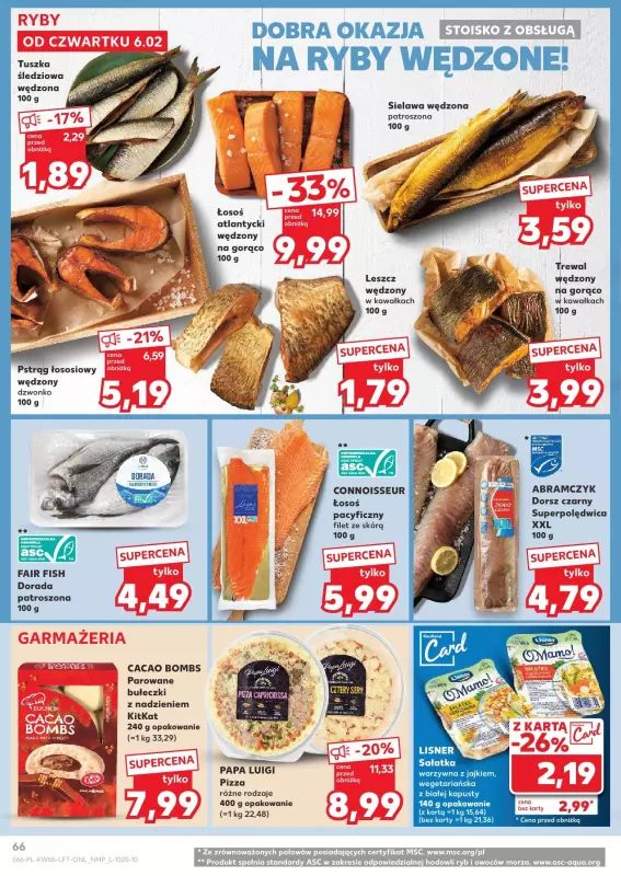 Kaufland - gazetka promocyjna Oferta Kaufland  do środy 12.02 - strona 66