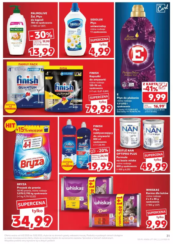 Kaufland - gazetka promocyjna Oferta Kaufland  do środy 12.02 - strona 31