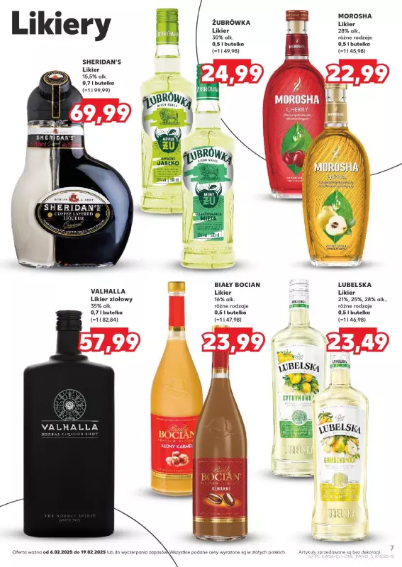 Kaufland - gazetka promocyjna Barek Kauflandu  do środy 19.02 - strona 7