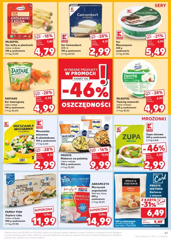 Kaufland - gazetka promocyjna Oferta Kaufland od czwartku 06.02 do środy 12.02 - strona 61