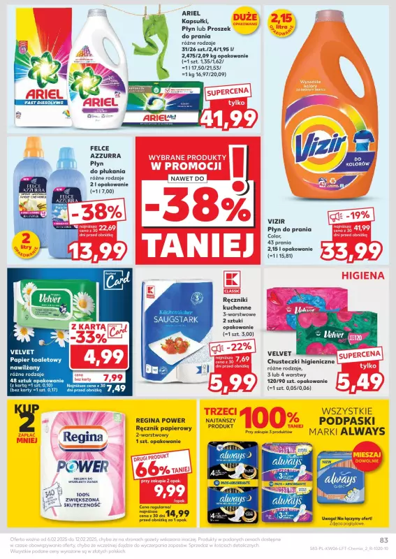 Kaufland - gazetka promocyjna Oferta Kaufland od czwartku 06.02 do środy 12.02 - strona 83